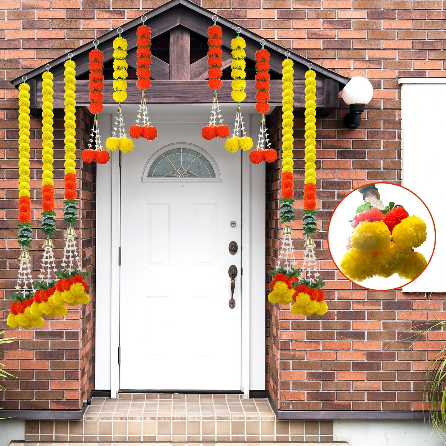 Artificial Marigold Garland for Doorways and Mandaps