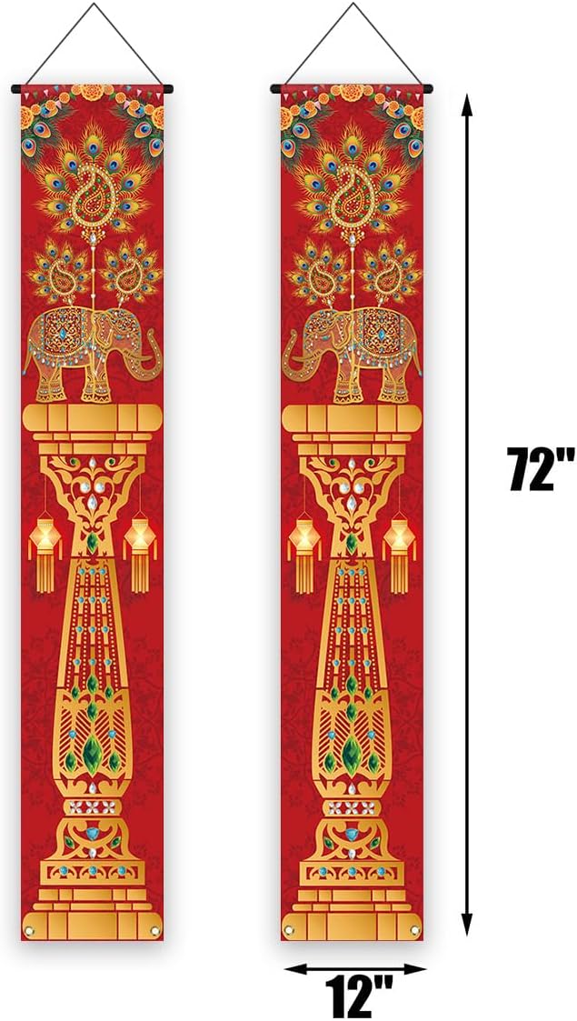 Ganesha Motif Porch Banner in Reusable Polyester