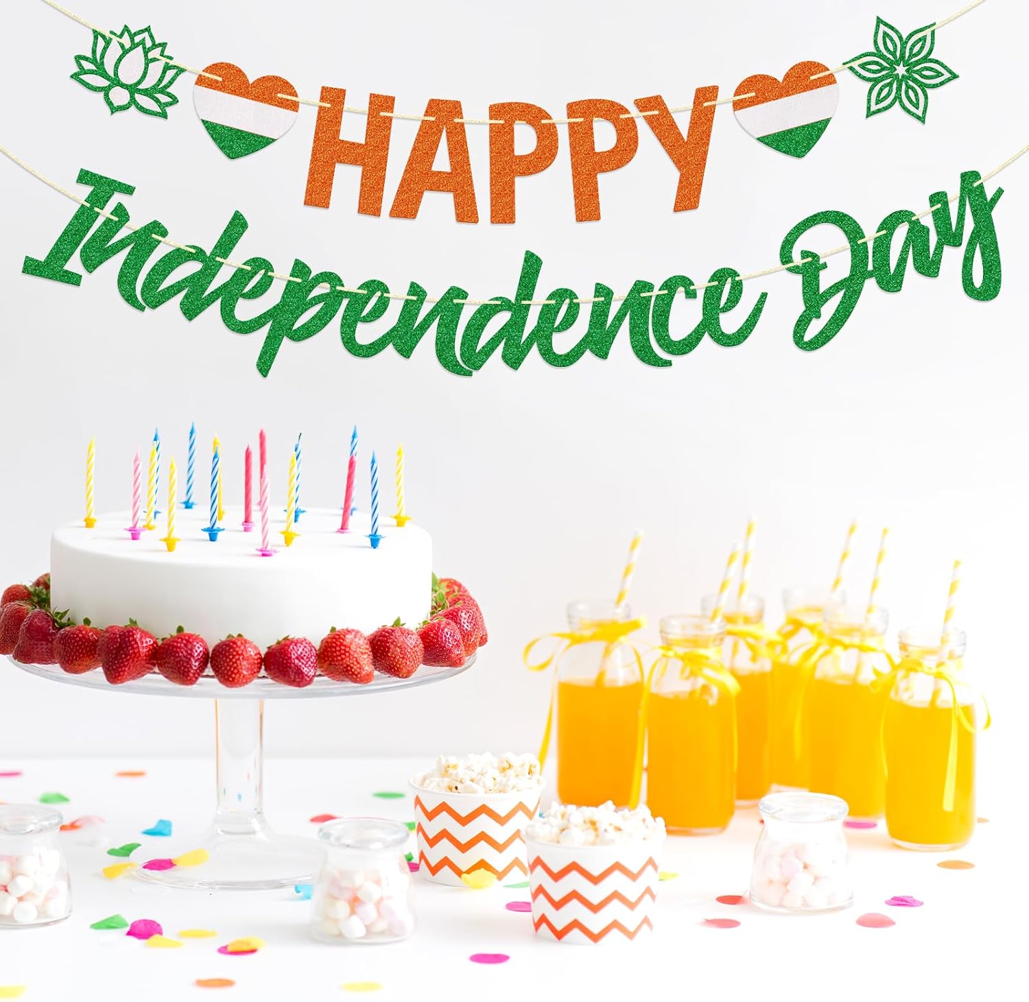 Independence Day Wall Banner in Tricolour Polyester